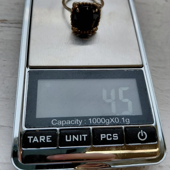 Tiffany Diamond Silver Spinel Black Onyx Ziegfeld Ring - Picture 6 of 10